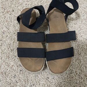 Black Strappy Sandals